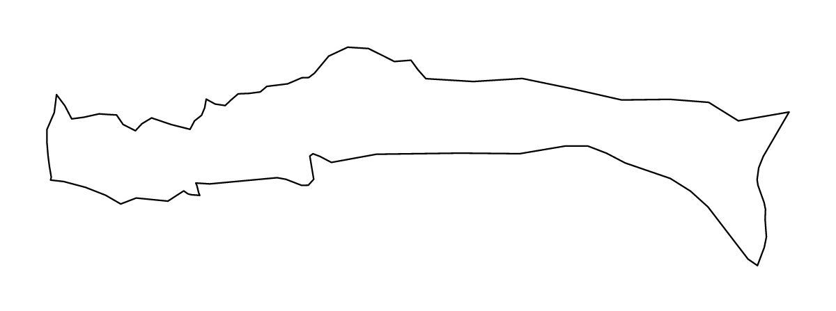 Mapa de contorno de Sud-Est, Haiti.