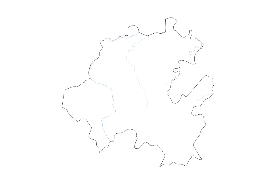 Aperçu de la carte de contour de Hidalgo