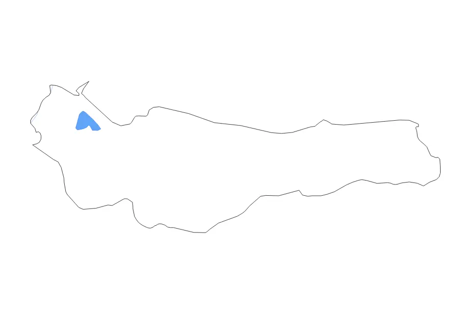Atlántida outline map preview