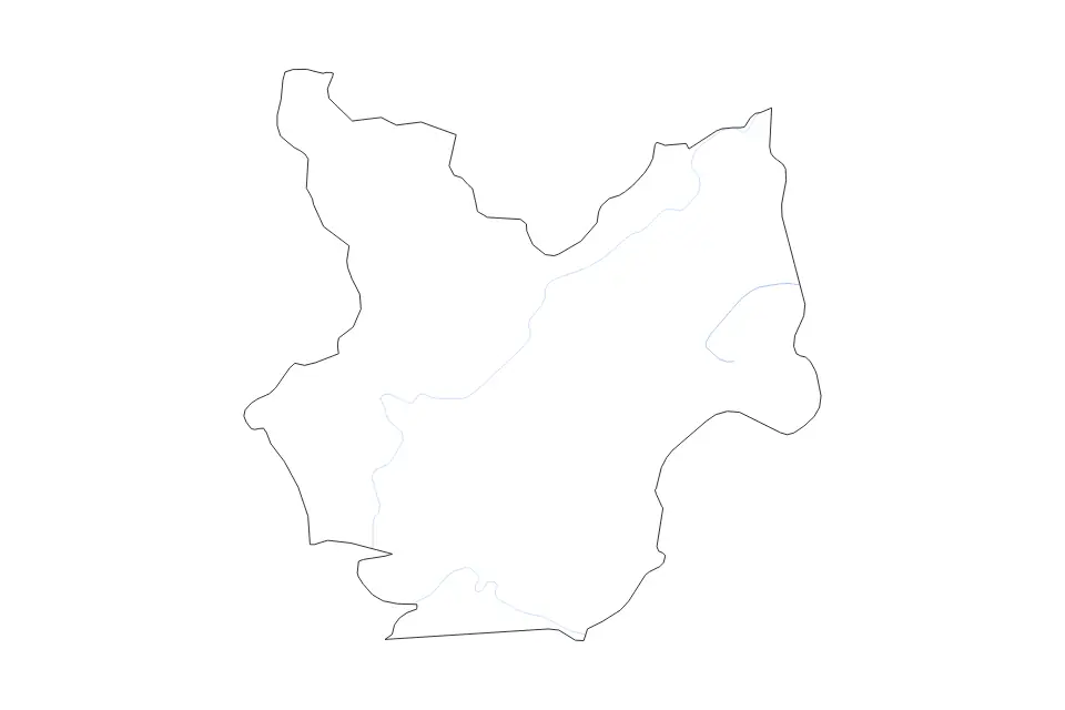 Carte de Choluteca, Honduras de type contour et rivières pour Amérique du Nord, montrant contour et rivières avec des limites nettes.
