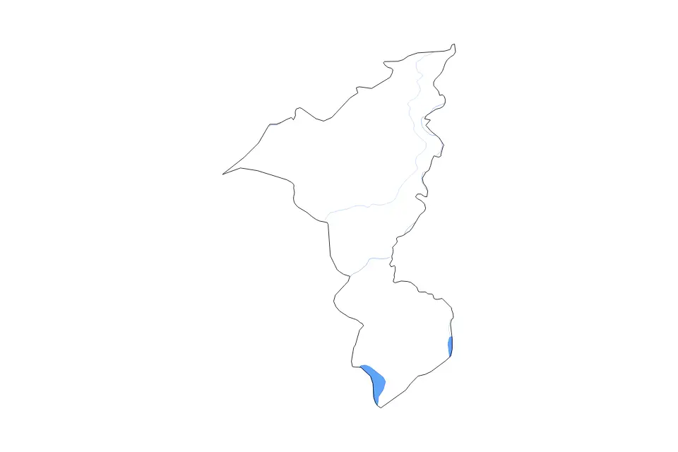 Mapa de Cortés, Honduras de tipo contorno, lagos y ríos para América del Norte, con contorno, lagos y ríos con elementos de agua como Laguna de Yojoa.