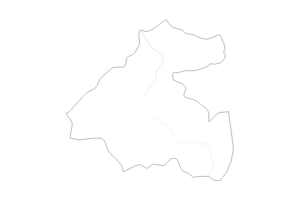 La Paz outline map preview