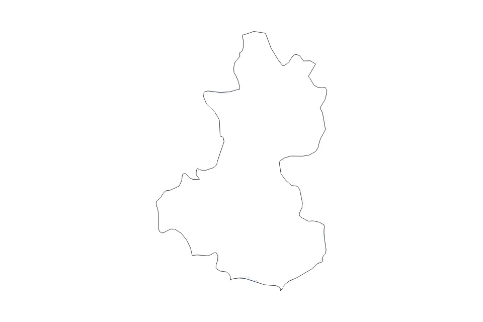 Mapa de Lempira, Honduras de tipo contorno y ríos para América del Norte, con contorno y ríos con límites limpios.