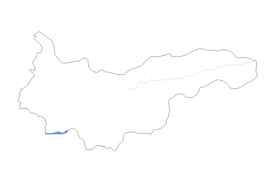 Mapa de Yoro, Honduras de tipo contorno, lagos y ríos para América del Norte, con contorno, lagos y ríos con límites limpios.