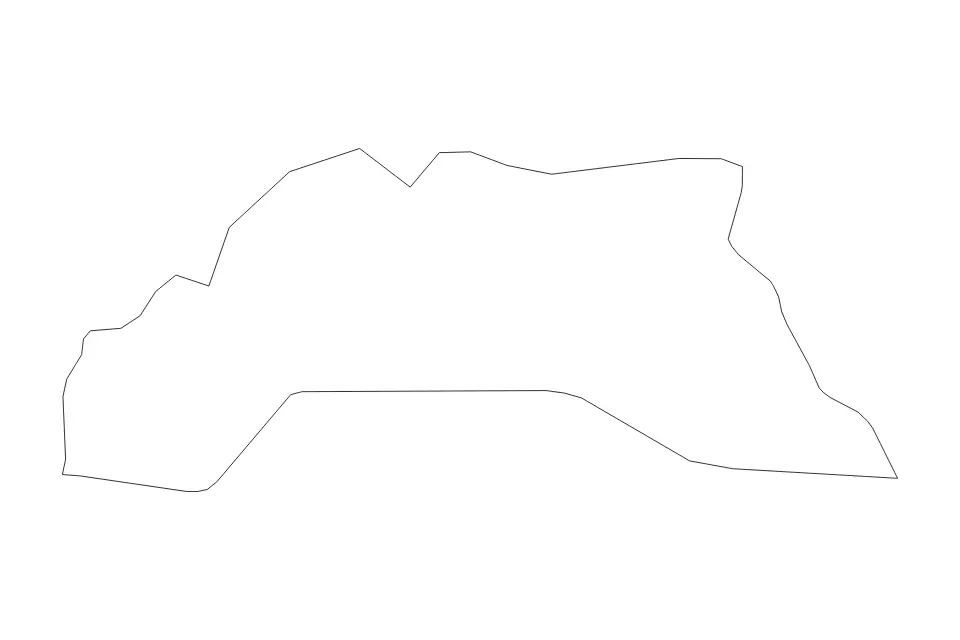 Aperçu de la carte de contour de Hanover