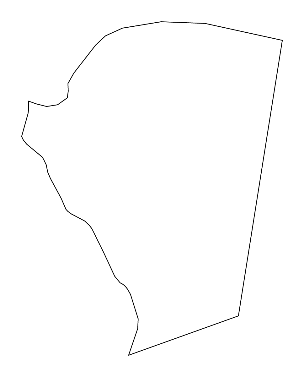 Mapa de contorno de Saint James, Jamaica.