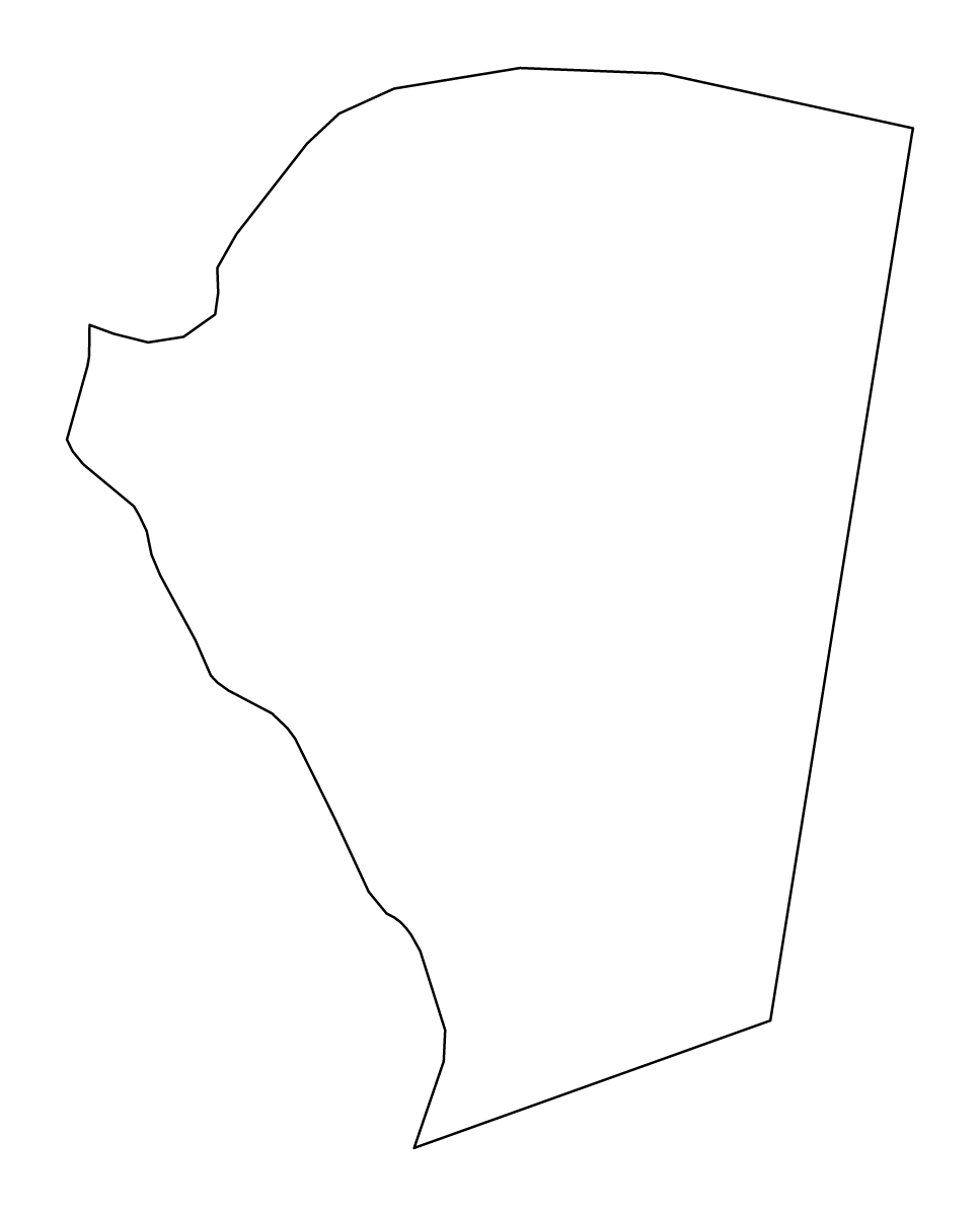 Mapa de contorno de Saint James, Jamaica.
