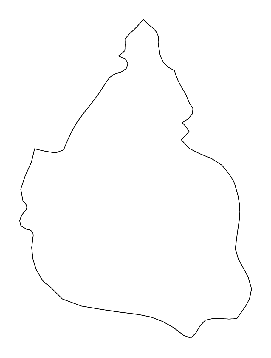 Carte de contour de Mexico, Mexico.