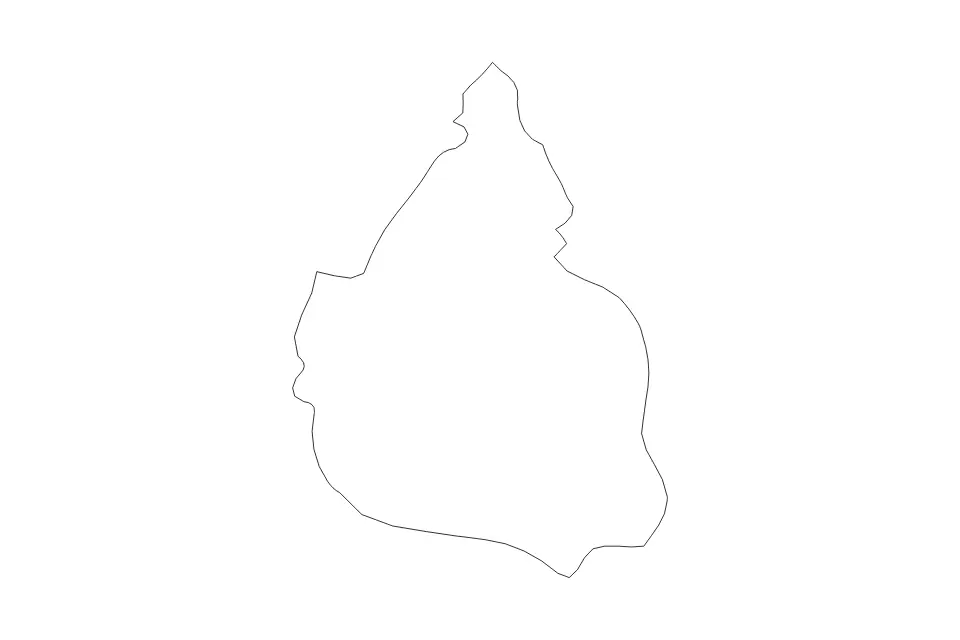 Mexico outline map preview