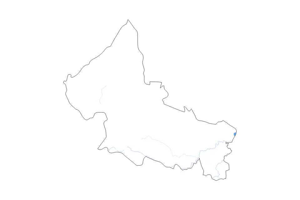 Carte de San Luis Potosí, Mexico de type contour, lacs et rivières pour Amérique du Nord, montrant contour, lacs et rivières avec des éléments hydrographiques comme Laguna Cerro Pez.