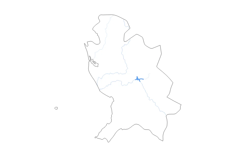 Vista previa del mapa de contorno de Nayarit