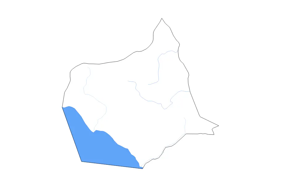 Carte de Chontales, Nicaragua de type contour, lacs et rivières pour Amérique du Nord, montrant contour, lacs et rivières avec des éléments hydrographiques comme Lago de Nicaragua.