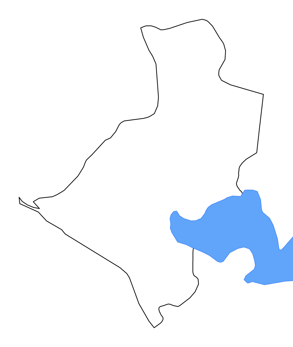 Carte de contour de León, Nicaragua avec lacs et rivières.