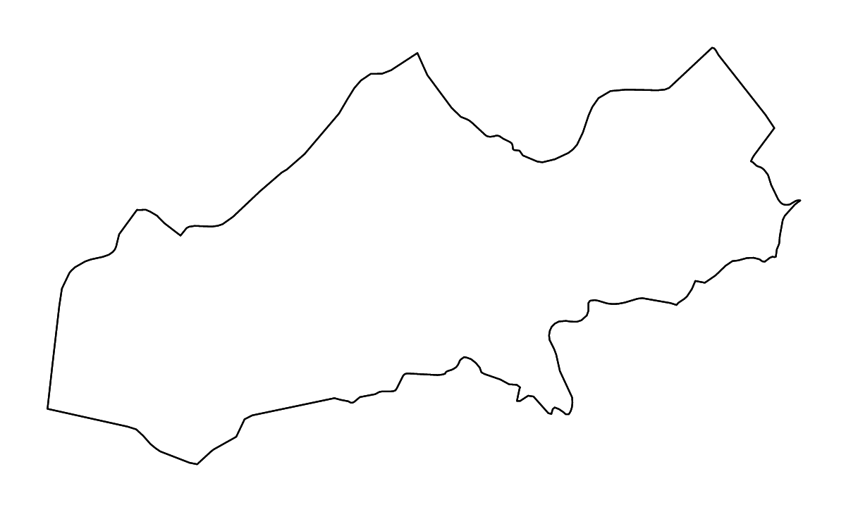 Carte de contour de Matagalpa, Nicaragua avec rivières.