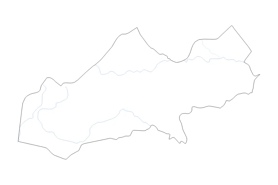 Matagalpa outline map preview