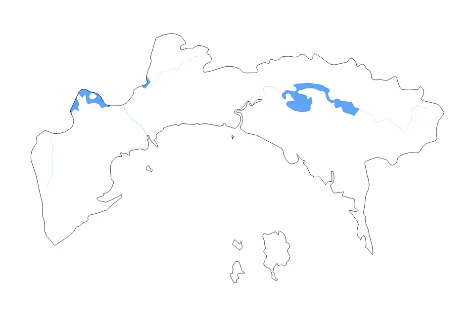Panamá outline map preview