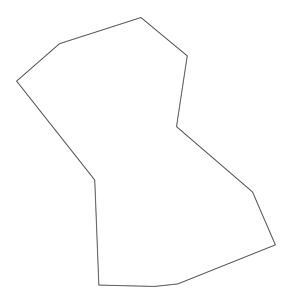 Outline map of Arroyo Municipio, Puerto Rico.