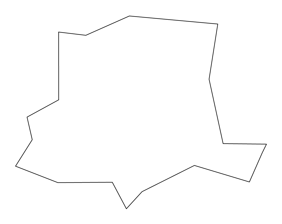 Mapa de contorno de Barranquitas, Puerto Rico.