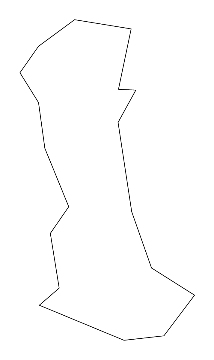 Mapa de contorno de Canóvanas, Puerto Rico.