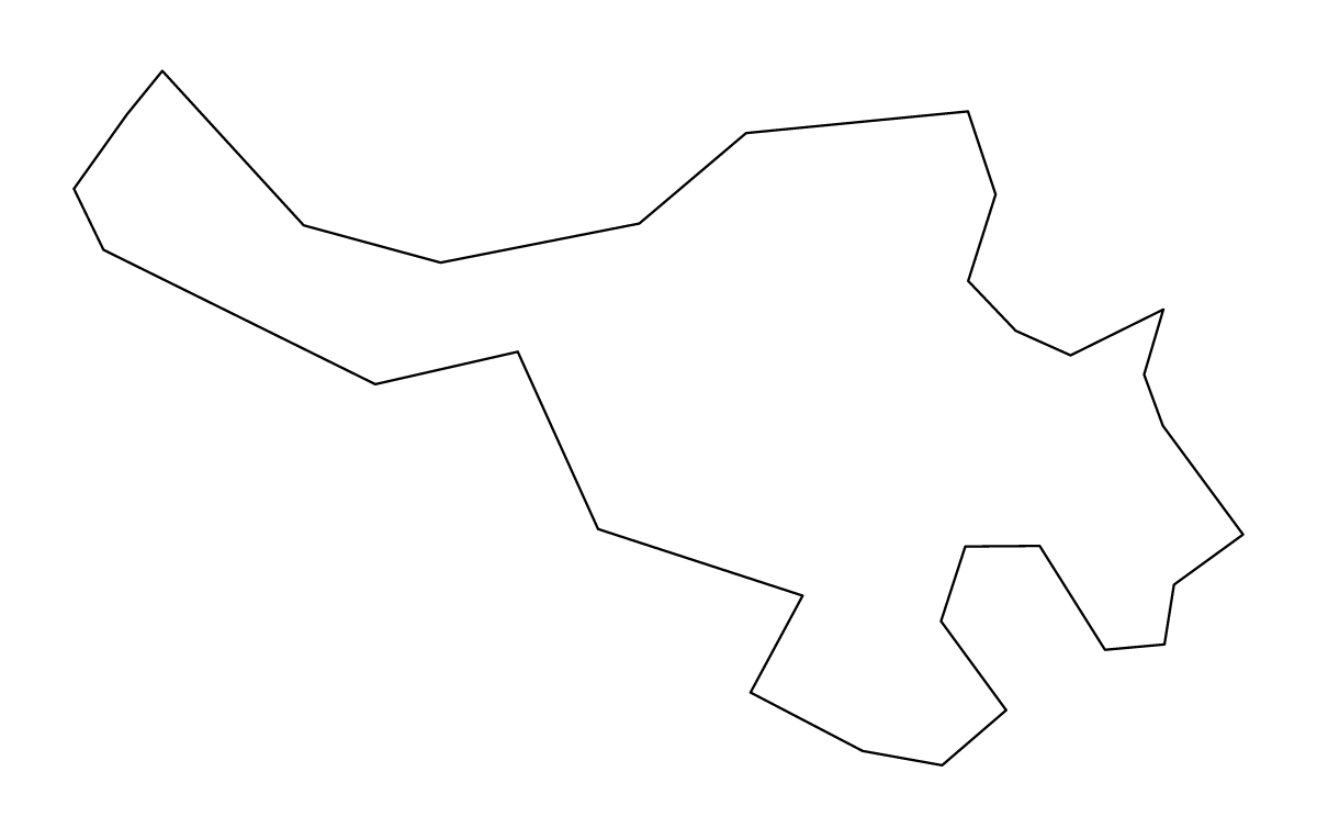 Mapa de contorno de Ceiba, Puerto Rico.