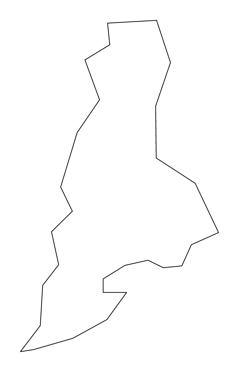 Mapa de contorno de Guayanilla, Puerto Rico.