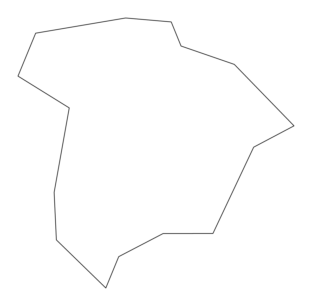 Mapa de contorno de Gurabo, Puerto Rico.