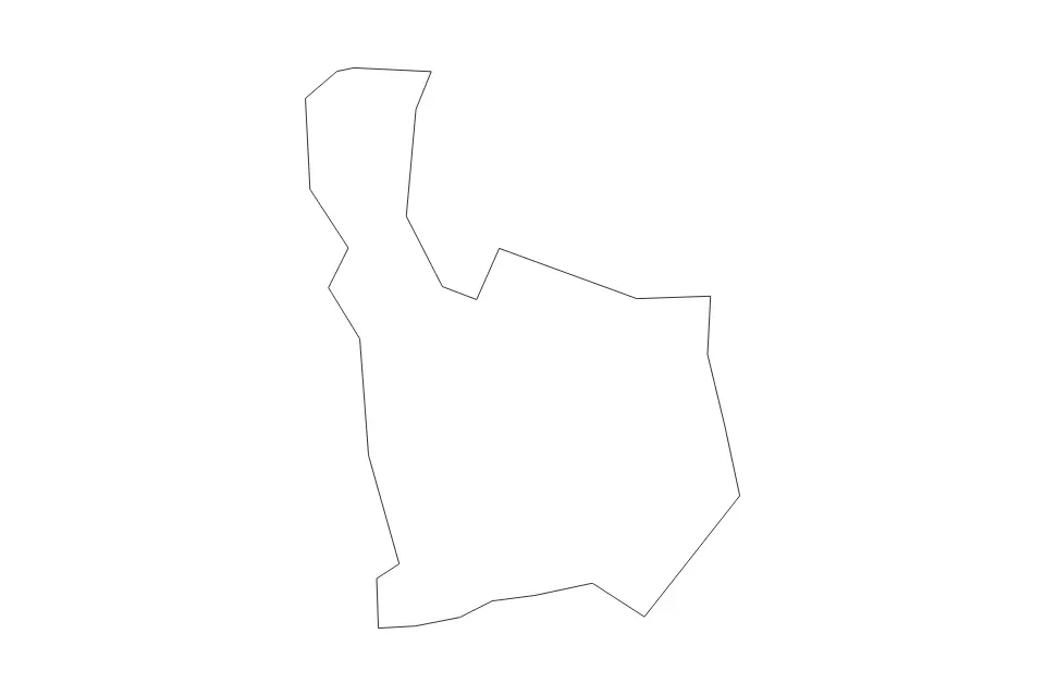 Mapa de Juana Díaz, Puerto Rico de tipo contorno para América del Norte, con contorno con límites limpios.