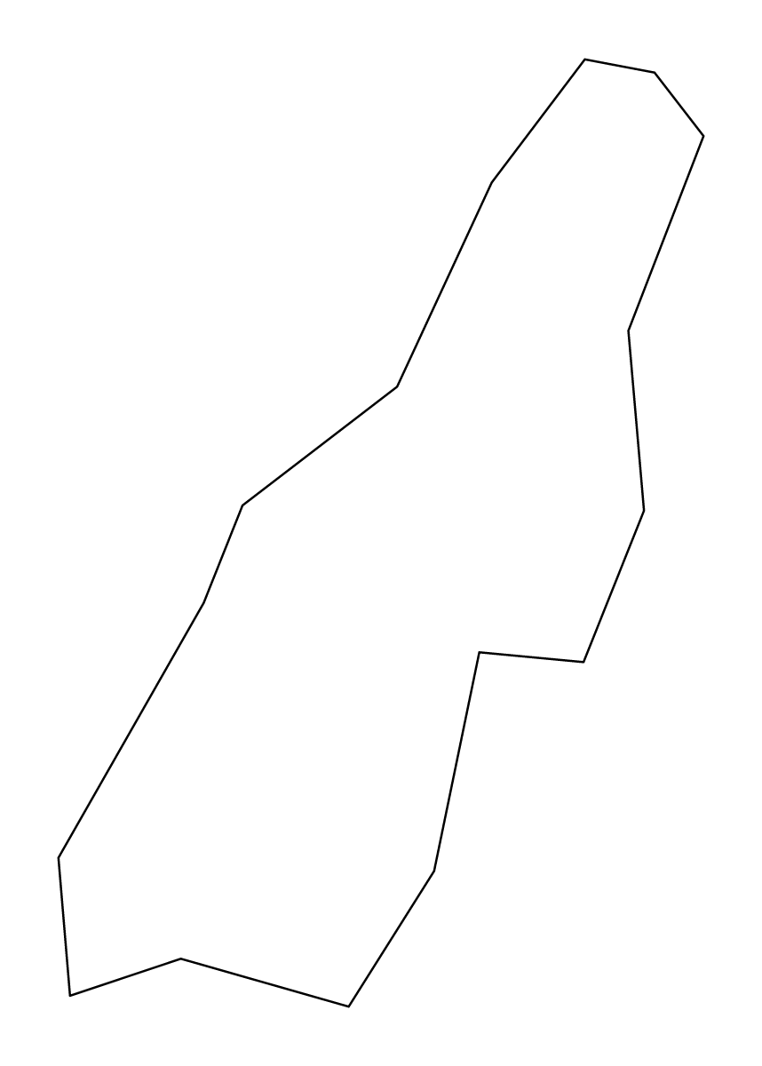 Mapa de contorno de Las Piedras, Puerto Rico.