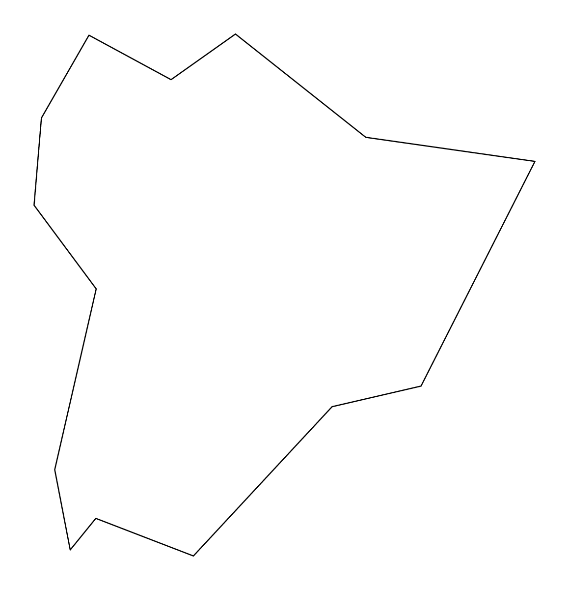 Mapa de contorno de Luquillo, Puerto Rico.