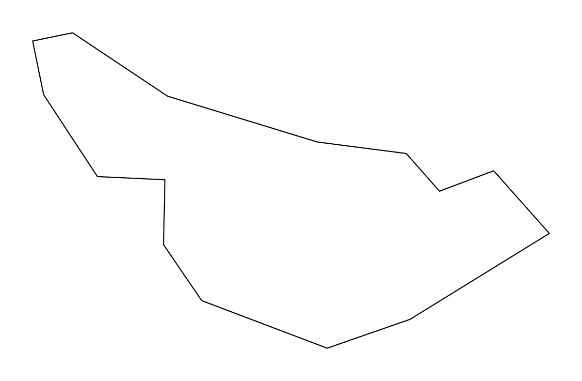 Mapa de contorno de Maunabo, Puerto Rico.