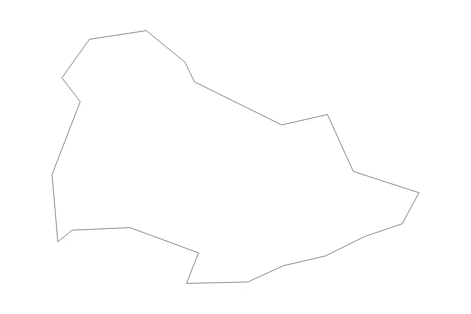 Mapa de Naguabo, Puerto Rico de tipo contorno para América del Norte, con contorno con límites limpios.