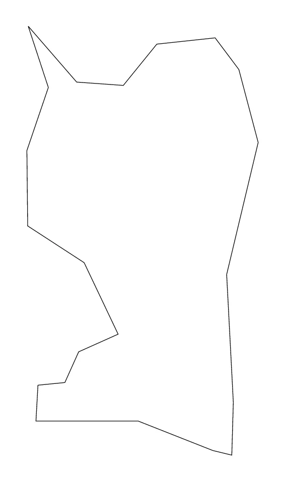 Peñuelas outline map preview