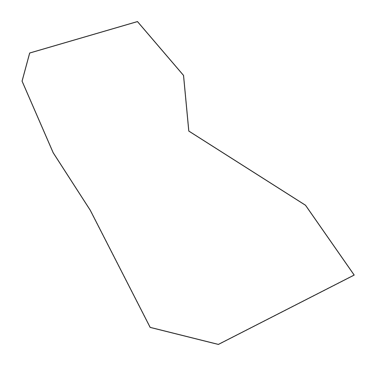 Mapa de contorno de Rincón, Puerto Rico.