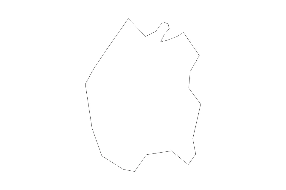 Río Grande outline map preview