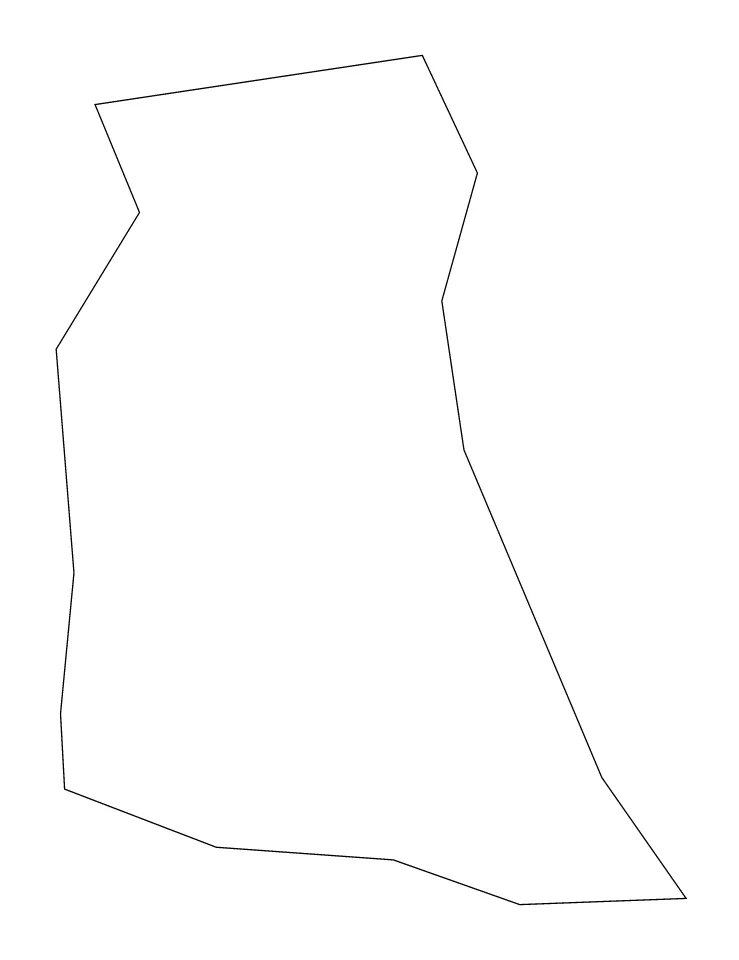 Sabana Grande outline map preview