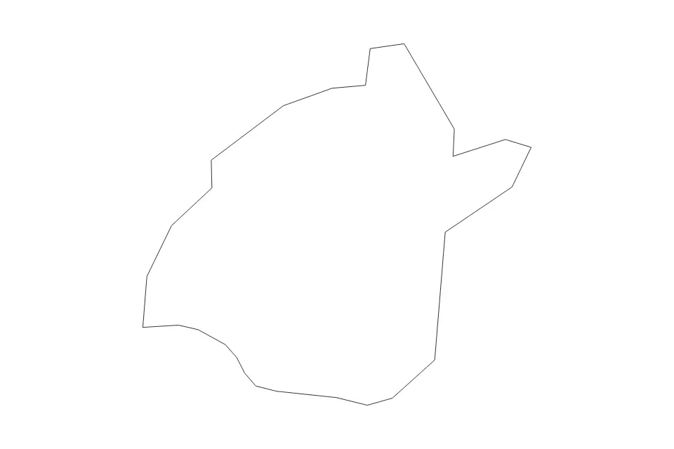 Outline map of Salinas Municipio, Puerto Rico with subdivision borders.