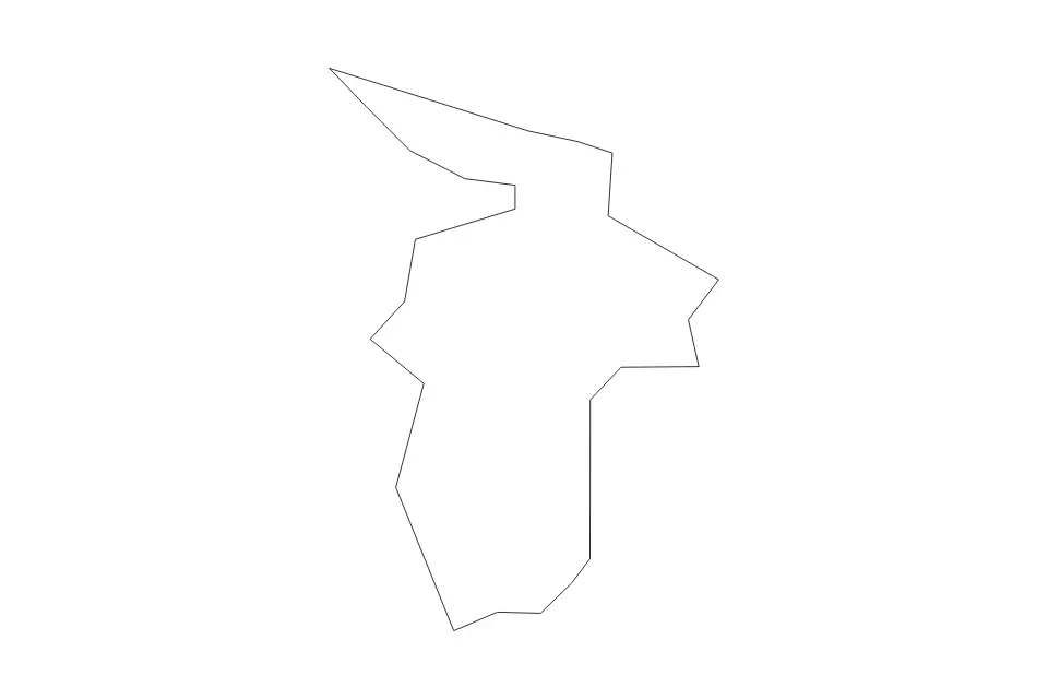 San Juan outline map preview