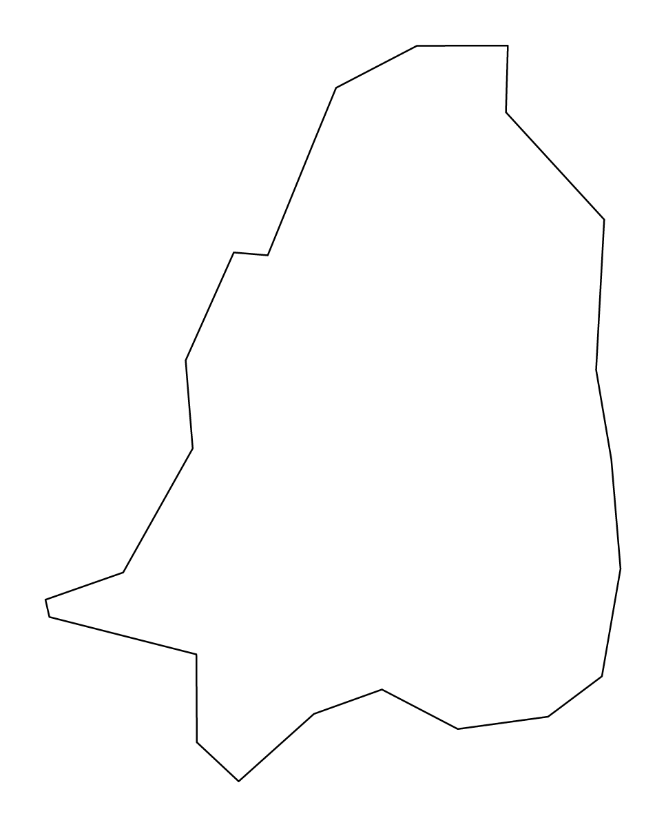 Mapa de contorno de San Lorenzo, Puerto Rico.