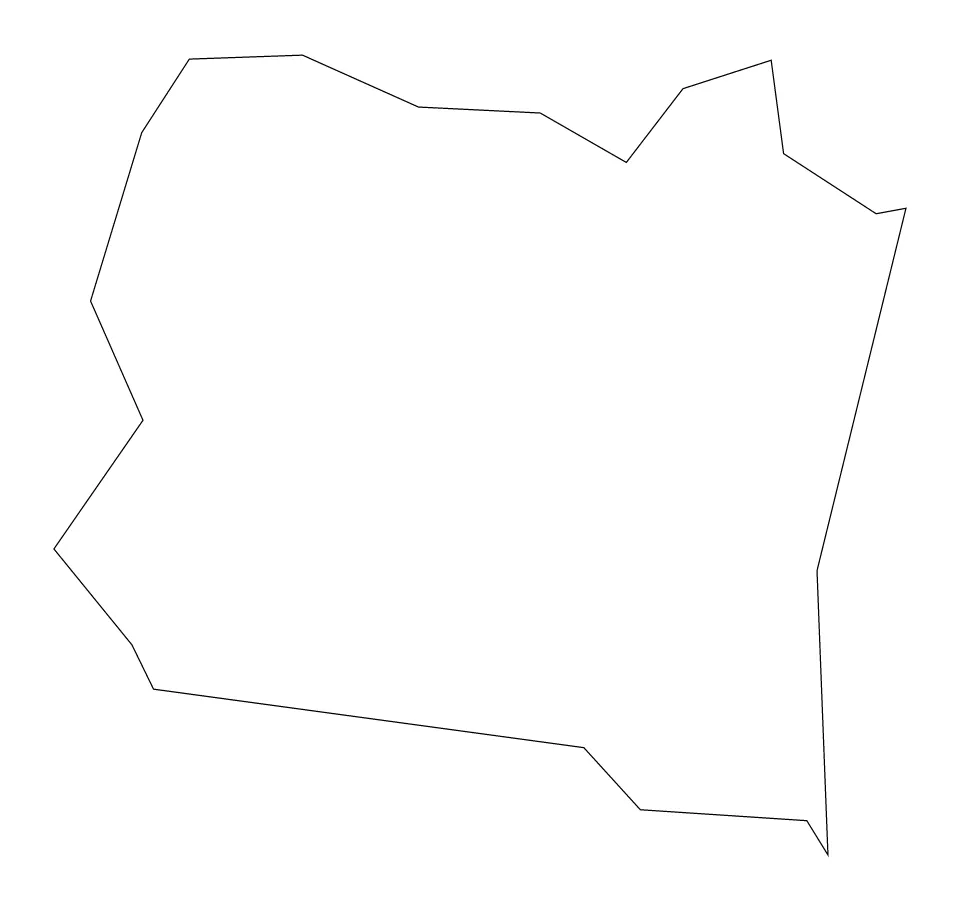 San Sebastián outline map preview