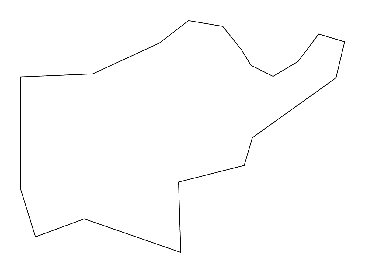 Mapa de contorno de Toa Baja, Puerto Rico.