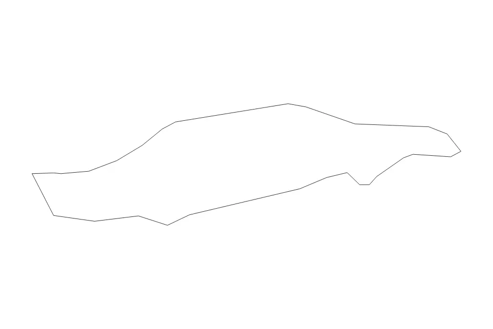 Aperçu de la carte de contour de Vieques