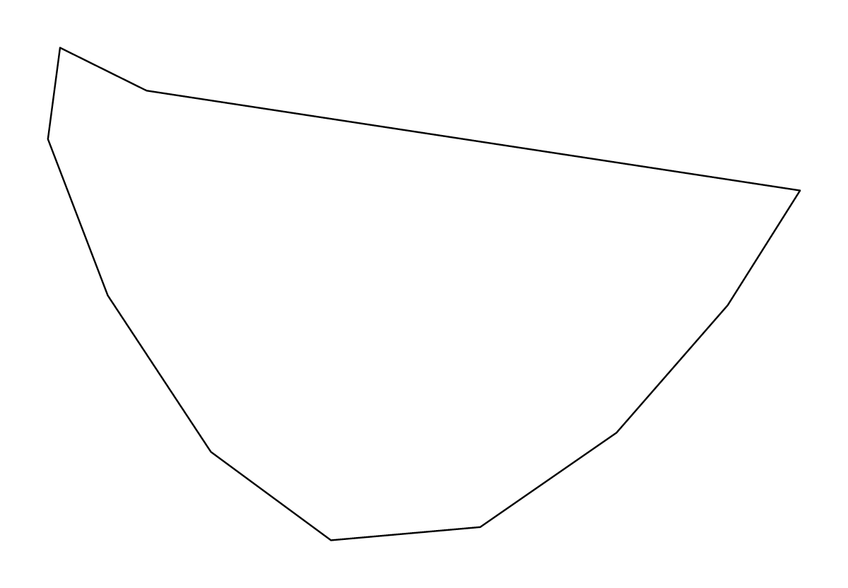 Mapa de contorno de Saint-Barthélemy (territorio).