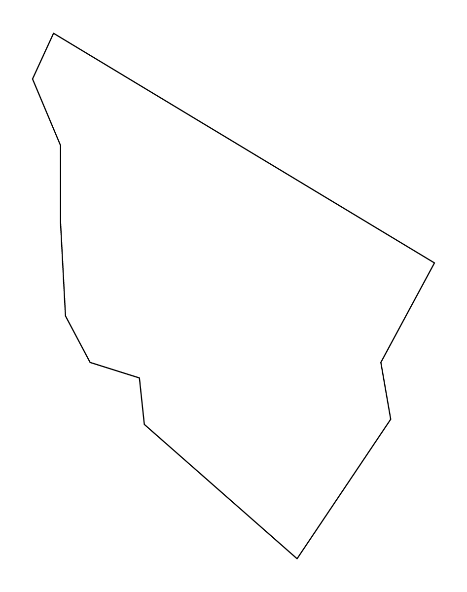 Mapa de contorno de Saint John Capisterre, Saint Kitts and Nevis.