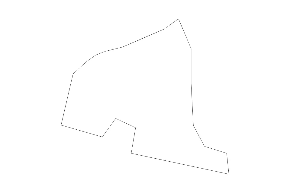 Mapa de Saint Paul Capisterre, Saint Kitts And Nevis de tipo contorno para América del Norte, con contorno con límites limpios.