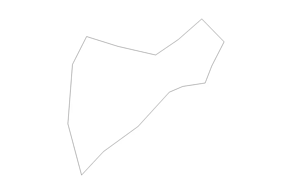 Outline map of Saint Patrick Parish, Saint Vincent And The Grenadines with subdivision borders.