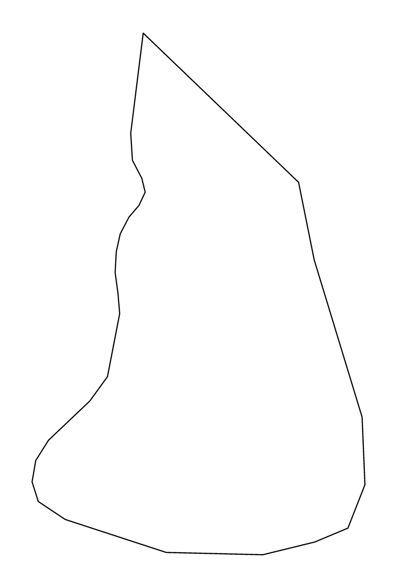 Mapa de contorno de Arima, Trinidad and Tobago.