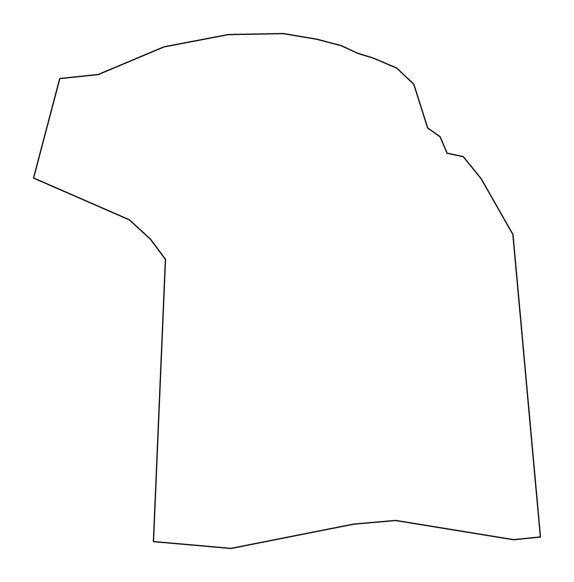 Mapa de contorno de Princes Town, Trinidad and Tobago.