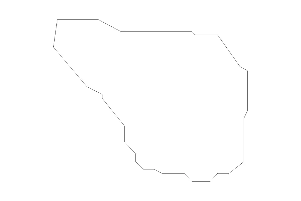 Mapa de Navassa Island, United States Minor Outlying Islands de tipo contorno para América del Norte, con contorno con límites limpios.