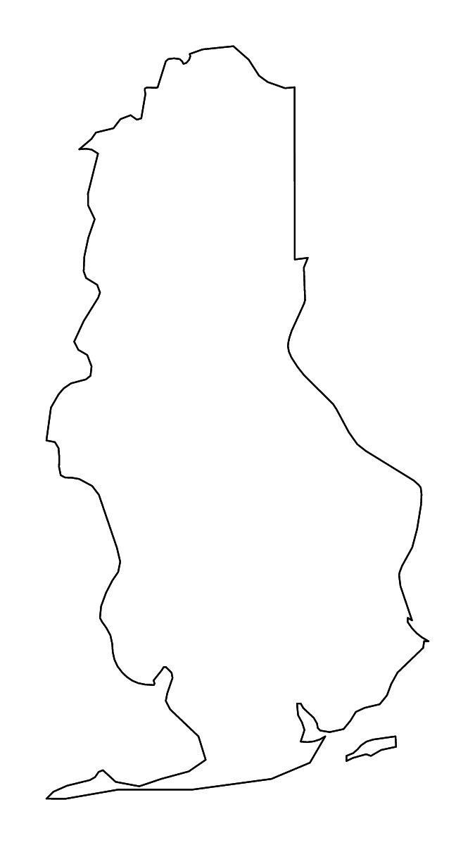 Carte de contour de Baldwin, Alabama avec rivières.