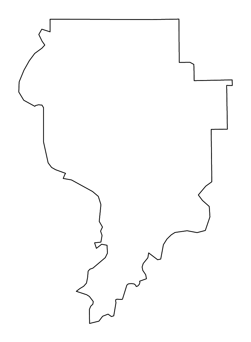 Mapa de contorno de Clarke, Alabama con ríos.